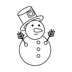 snowman vector illustration