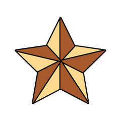 christmas  star vector illustration