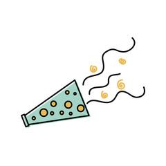 party horn blower confetti celebration birthday