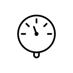 Speedometer line icon