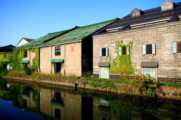 Fototapeta na wymiar Otaru Canal in Hokkaido