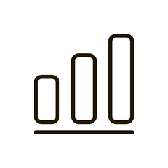 Graph line icon