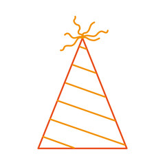 party hat accessory of the birthday element