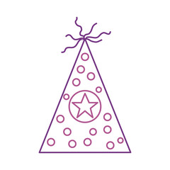 party hat accessory of the birthday element