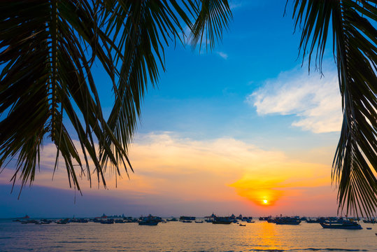 Sunset In Vung Tau, Vietnam