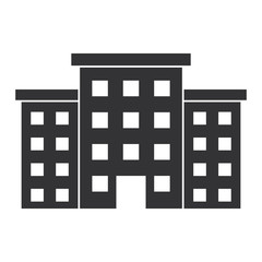 hospital building isolated icon