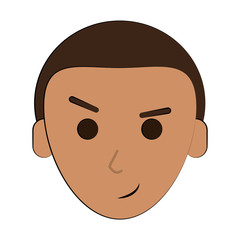 Fototapeta premium man happy head icon image vector illustration design 