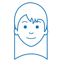 beautiful woman head avatar character