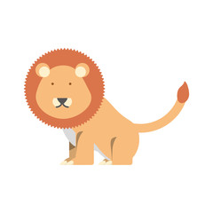 cartoon lion icon