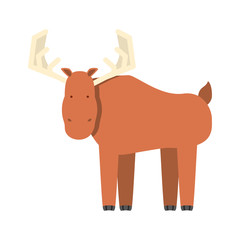 cartoon moose icon