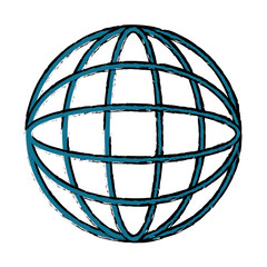 sphere planet isolated icon