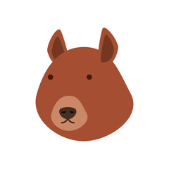 cartoon squirrel icon