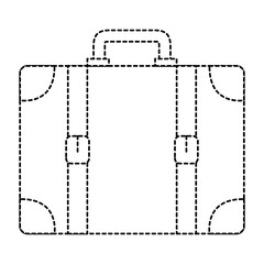 suitcase travel isolated icon