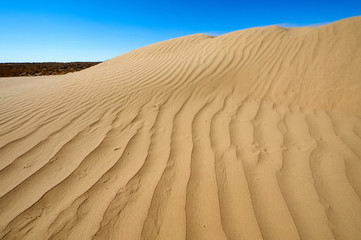 The desert part of the Ustyurt plateau. Desert and plateau Ustyurt or Ustyurt plateau is located in the west of Central Asia, particulor in Kazakhstan, Turkmenistan and Uzbekistan.