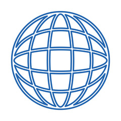 sphere planet isolated icon