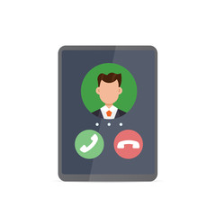 Voice over IP,  IP telephony  VoIP technology concept. Vector illustration.