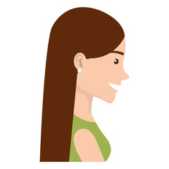 beautiful woman avatar character