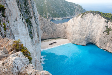 Fototapeta premium zakynthos ship wreck