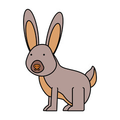 cartoon rabbit icon