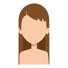 beautiful woman shirtless avatar character