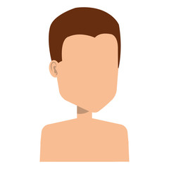 young man shirtless avatar character