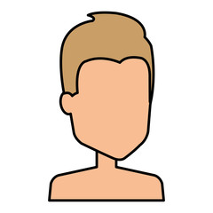 young man shirtless avatar character