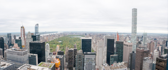Fototapeta premium central park new york skyline panorama