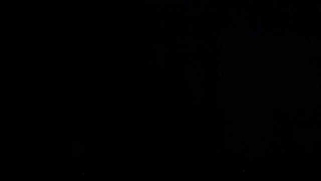 Realistic footage of stage light flashing rays spotlights through smoke. Great as a natural stage background for different projects!!!