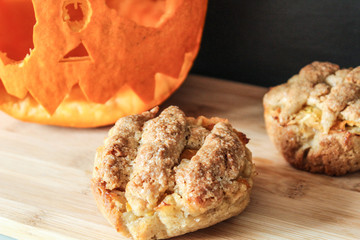 Autumn pumpkins cake