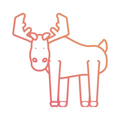 cartoon moose icon