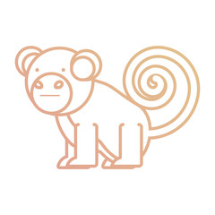 cartoon monkey icon