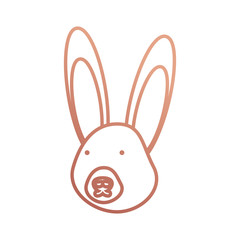 cartoon rabbit icon