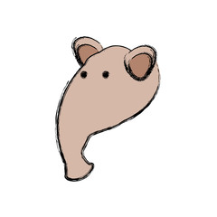 cartoon anteater icon