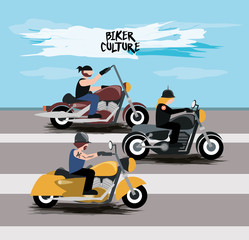 biker culture design