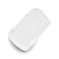 Cosmetic cream isolated on white background with clipping path