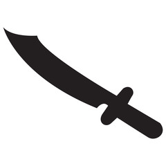 Obraz premium Knife weapon vector