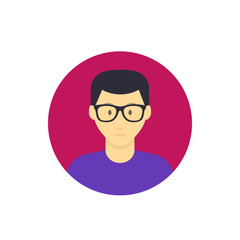 nerd guy avatar icon