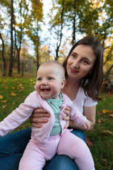 Young mother and daughter