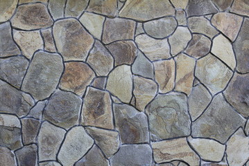 Texture of old rock wall for background.