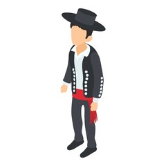 Portuguese icon, isometric style