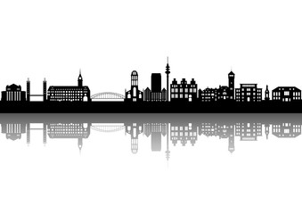 Obraz premium Duisburg Skyline