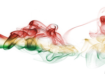Bolivia national smoke flag