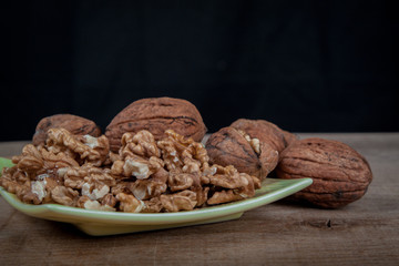 Walnuts (Juglans regia) Autumn Fruit
