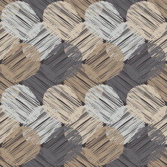 Polka dot seamless pattern. Scribble texture. Textile rapport.