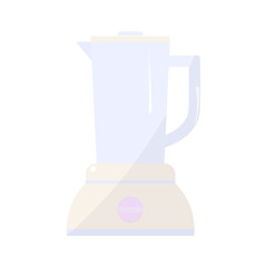 Obraz premium Kitchen blender in flat design isolated on white background