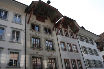 The old town of Aarau in central Switzerland
