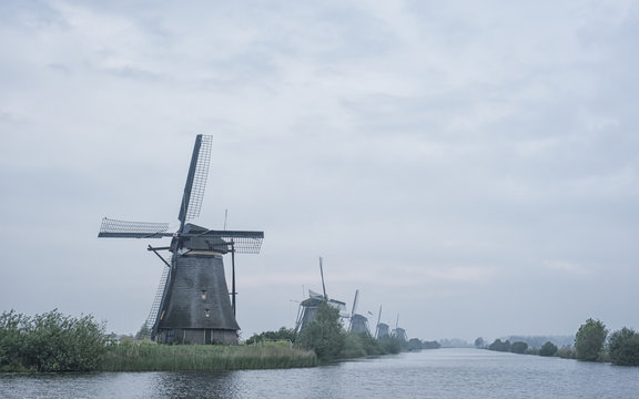 Windmills at Kinderdijk, Netherlands