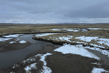The plateau snow mountain