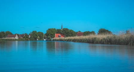 Dutch landscape in the summertime