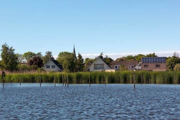 Dutch landscape in the summertime